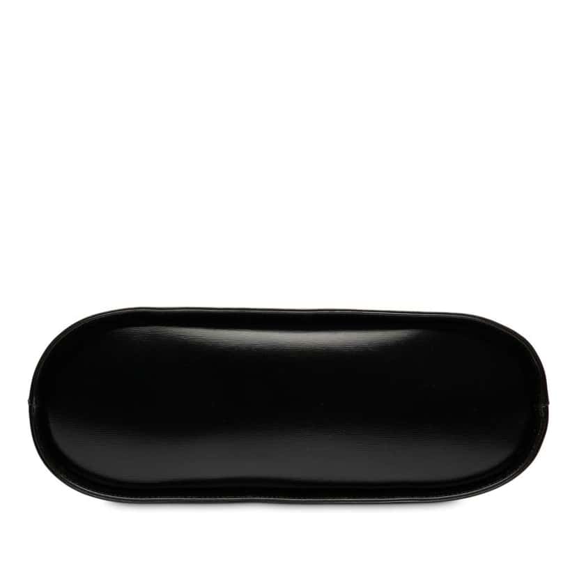 Saint Laurent Leather Logo Charm Top Handle Bag Black Leather Good condition - Inside View