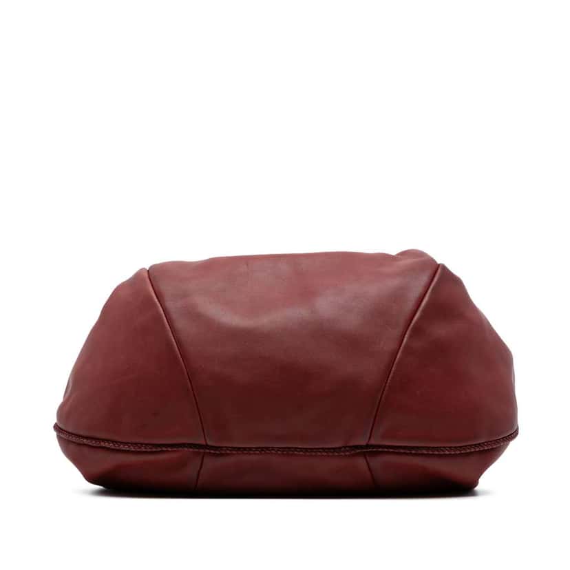 Gucci Leather Marrakech Hobo Bag Red Leather Good condition - Inside View