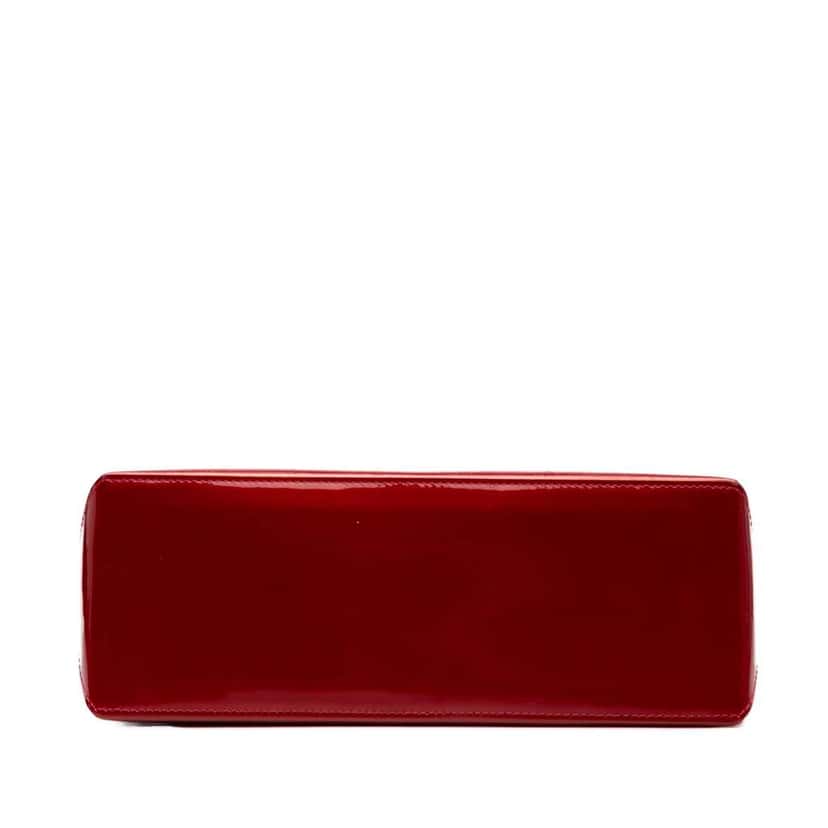 Louis Vuitton Monogram Vernis Wilshire PM Red Leather Good condition - Inside View