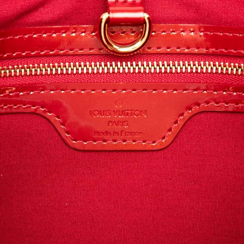 Louis Vuitton Monogram Vernis Wilshire PM Red Leather Good condition - Box View