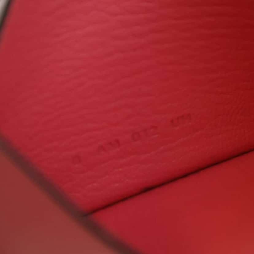 Hermès Evercolor and Epsom Les Petits Chevaux Card Holder Pink Leather Good condition - Model View