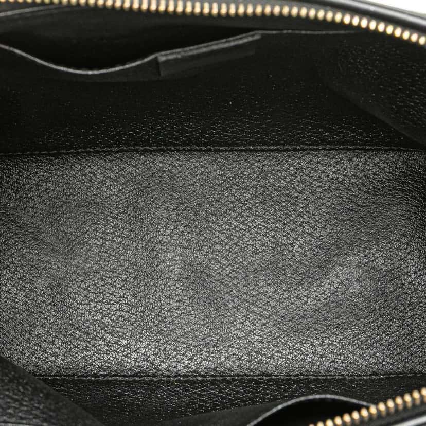 Celine Macadam Coated Canvas Cosmetic Pouch Brown Canvas Good condition - Model View