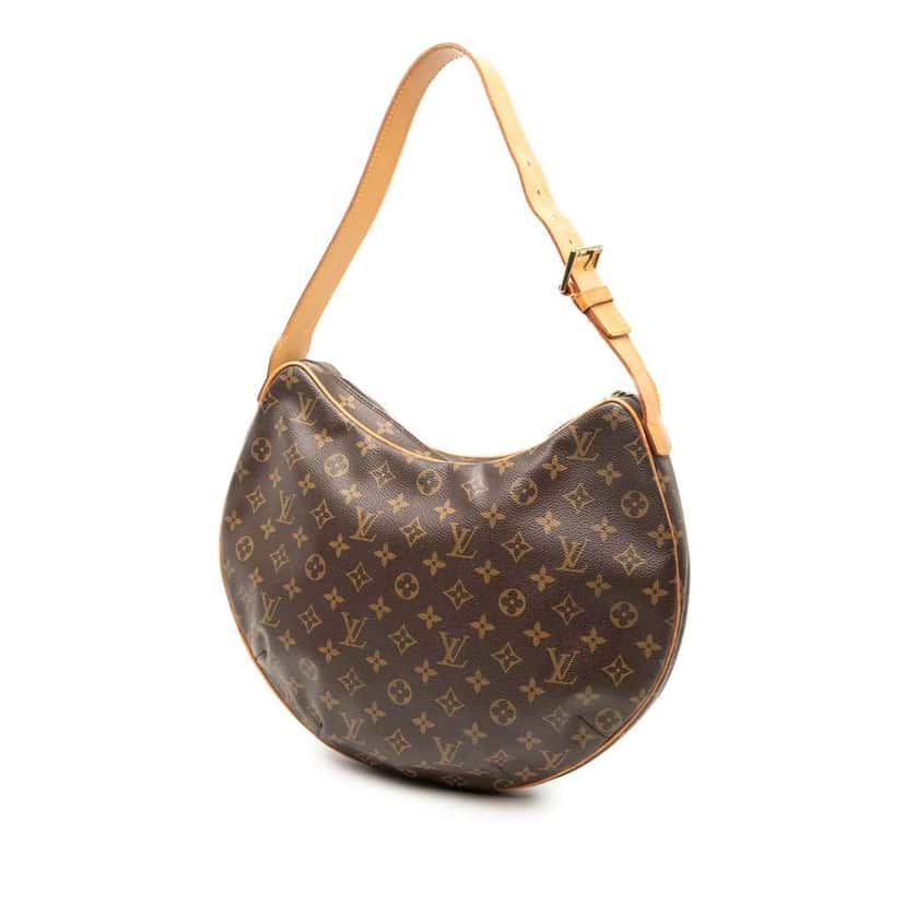 Louis Vuitton Monogram Croissant GM Brown Good condition - Back View