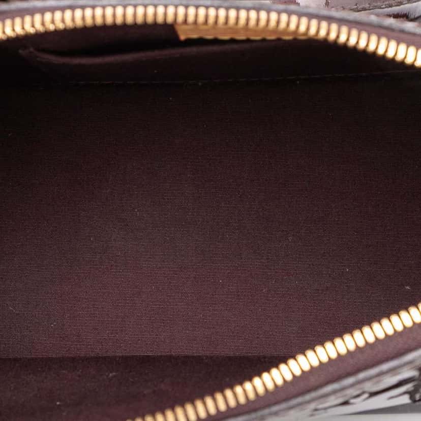 Louis Vuitton Monogram Vernis Alma BB Purple Leather Good condition - Model View