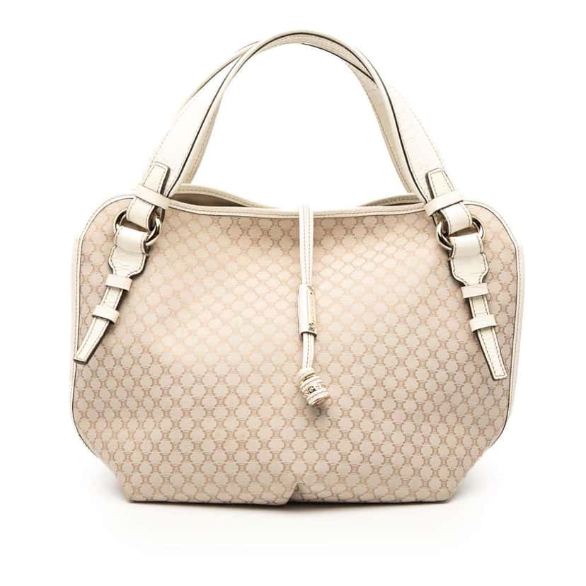 Celine Macadam Canvas Bittersweet Hobo Brown Canvas Very good condition - Front View
