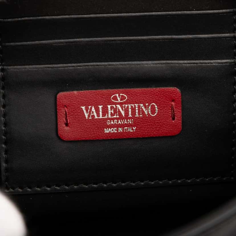 Valentino Leather VLTN Crossbody Black Leather Good condition - Box View