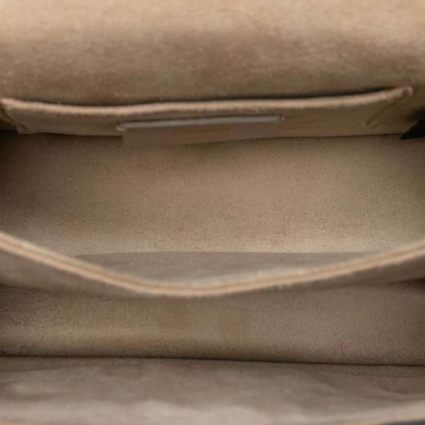 Fendi Small Zucca Embossed Leather Kan U Crossbody Brown Leather Good condition - Model View