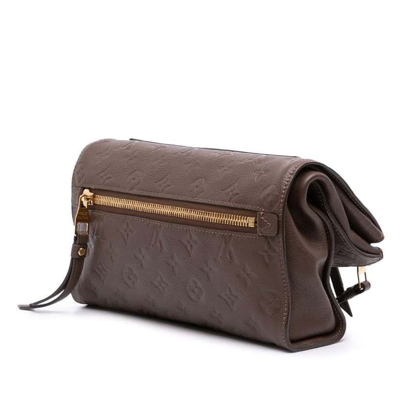 Louis Vuitton Monogram Empreinte Petillante Brown Leather Good condition - Back View