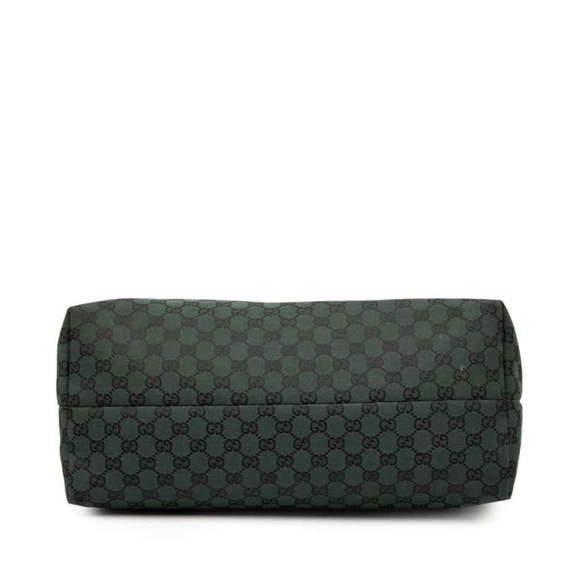 Gucci GG Canvas Tote Green Canvas Good condition - Inside View