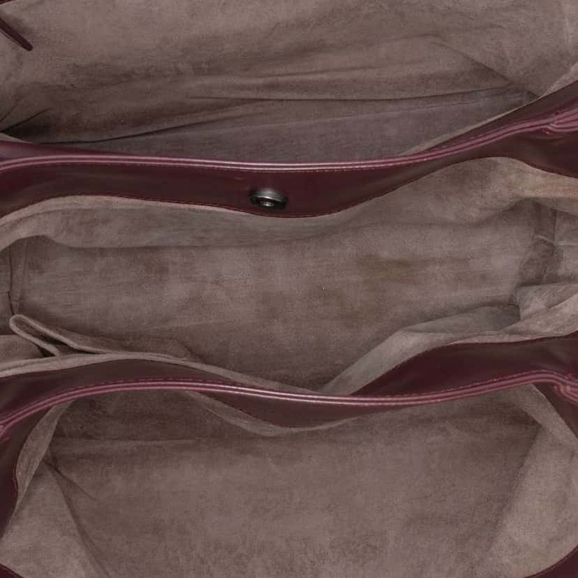 Bottega Veneta Medium Nappa Intrecciato Roma Tote Red Leather Good condition - Model View