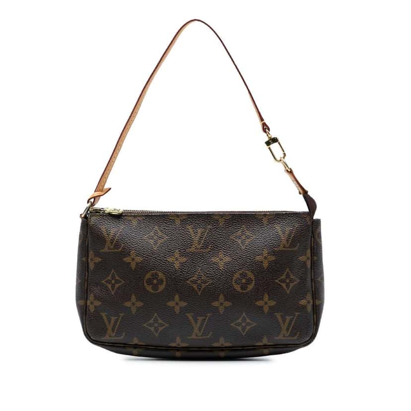 Louis Vuitton Monogram Pochette Accessoires Brown Good condition - Front View