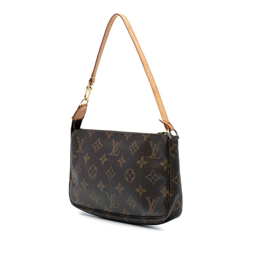 Louis Vuitton Monogram Pochette Accessoires Brown Good condition - Back View
