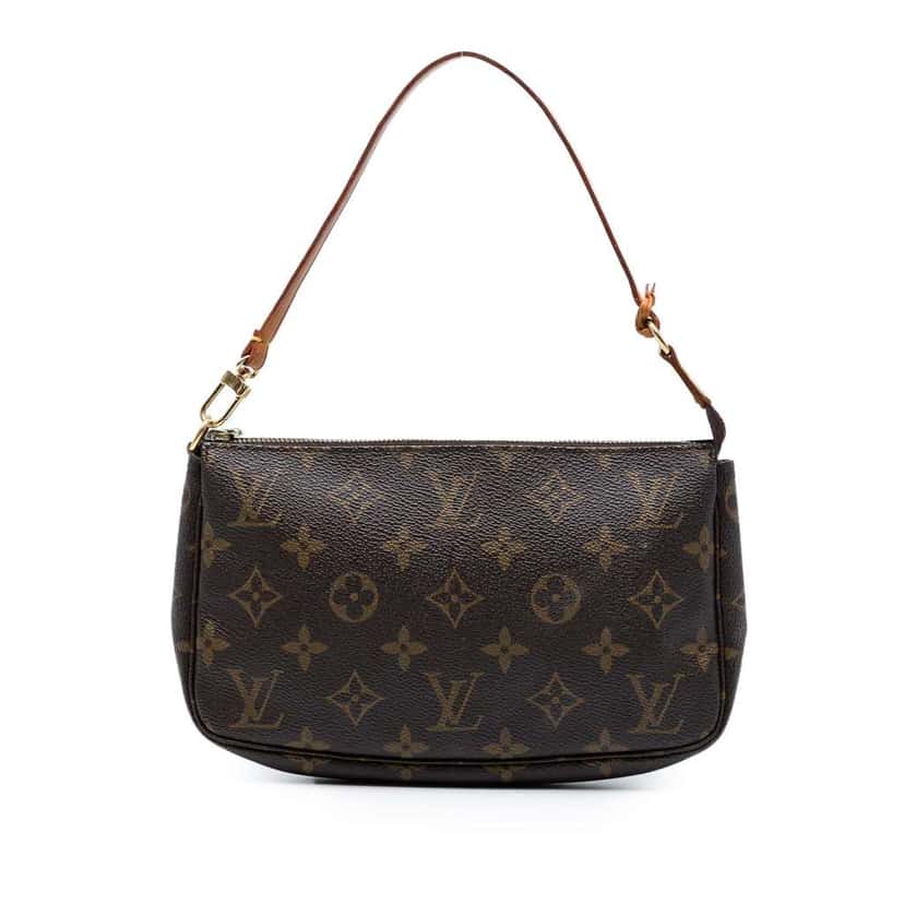 Louis Vuitton Monogram Pochette Accessoires Brown Good condition - Front View
