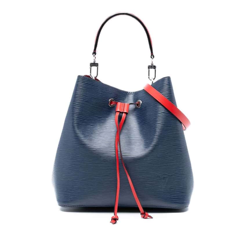 Louis Vuitton Epi NeoNoe MM Blue Leather Very good condition - Front View