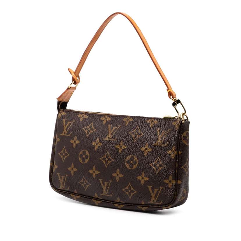 Louis Vuitton Monogram Pochette Accessoires Brown Very good condition - Back View