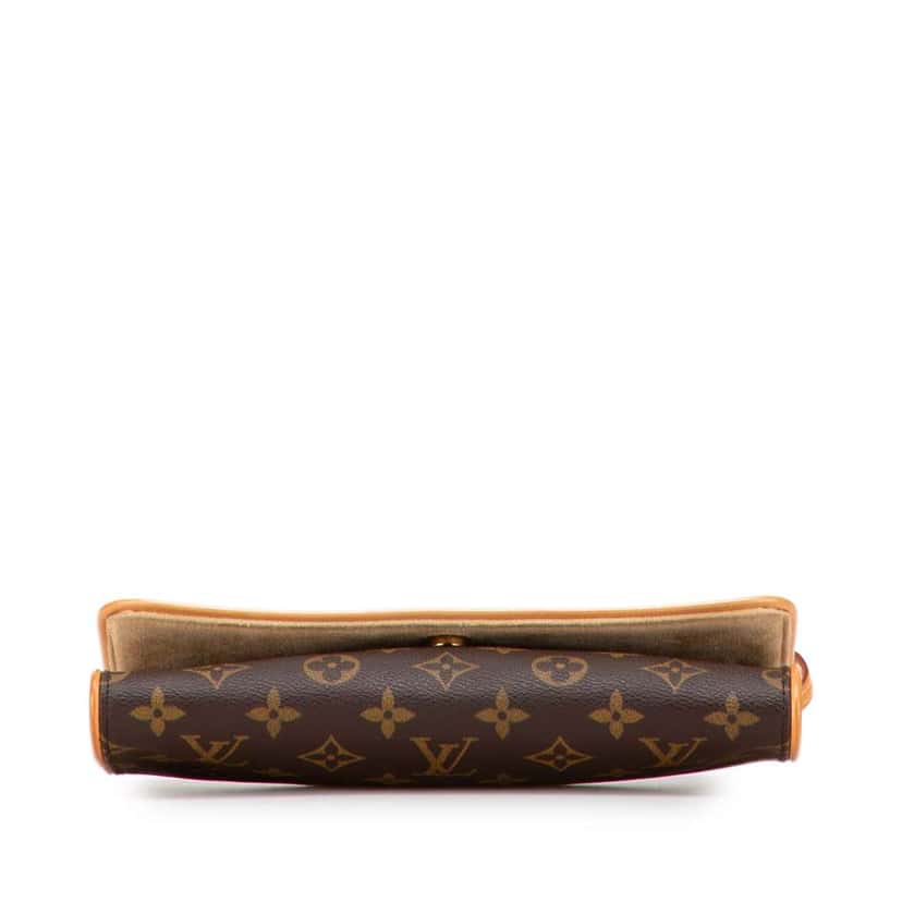 Louis Vuitton Monogram Pochette Twin GM Brown Canvas Good condition - Inside View