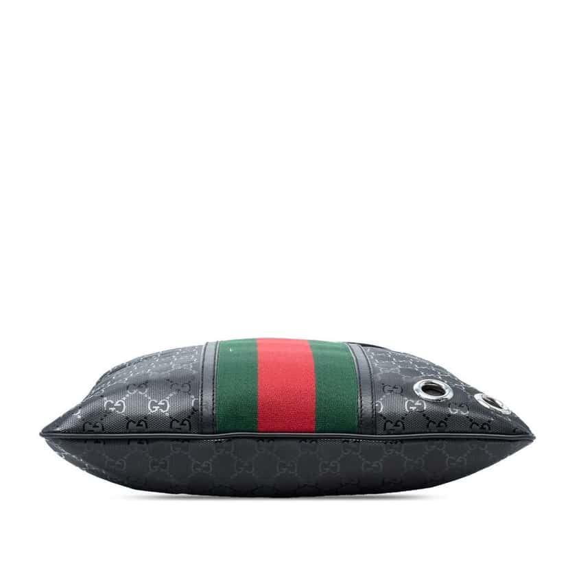 Gucci GG Imprime Web Crossbody Black Canvas Good condition - Inside View