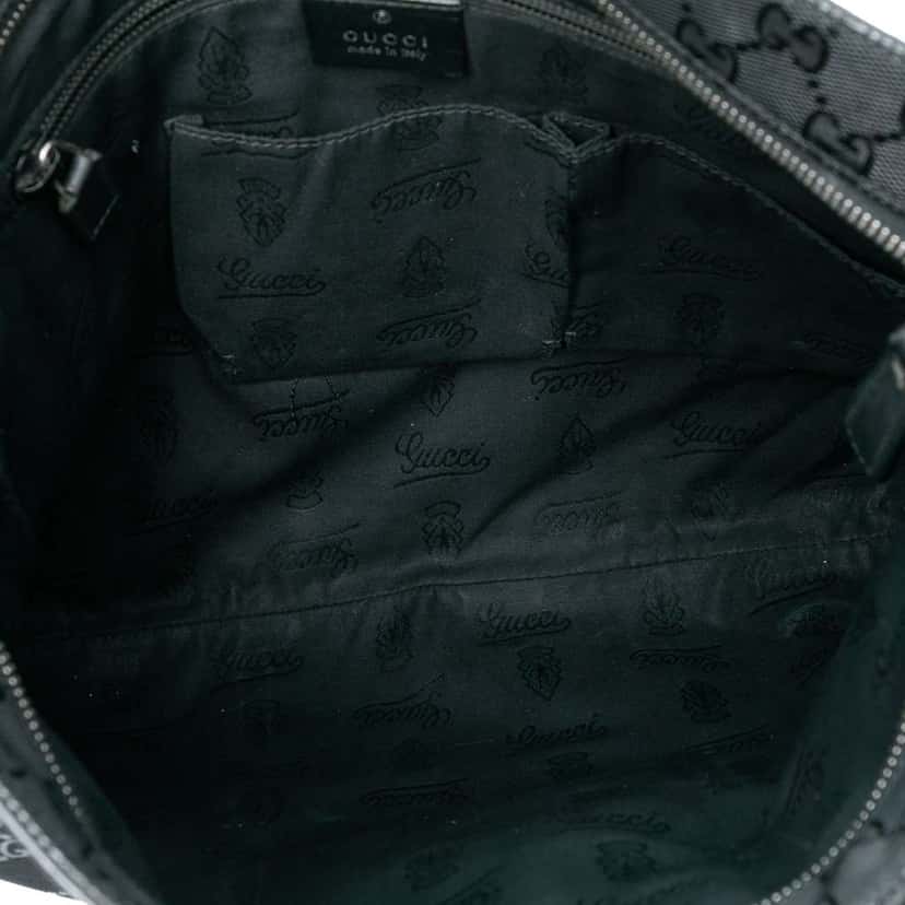 Gucci GG Imprime Web Crossbody Black Canvas Good condition - Model View