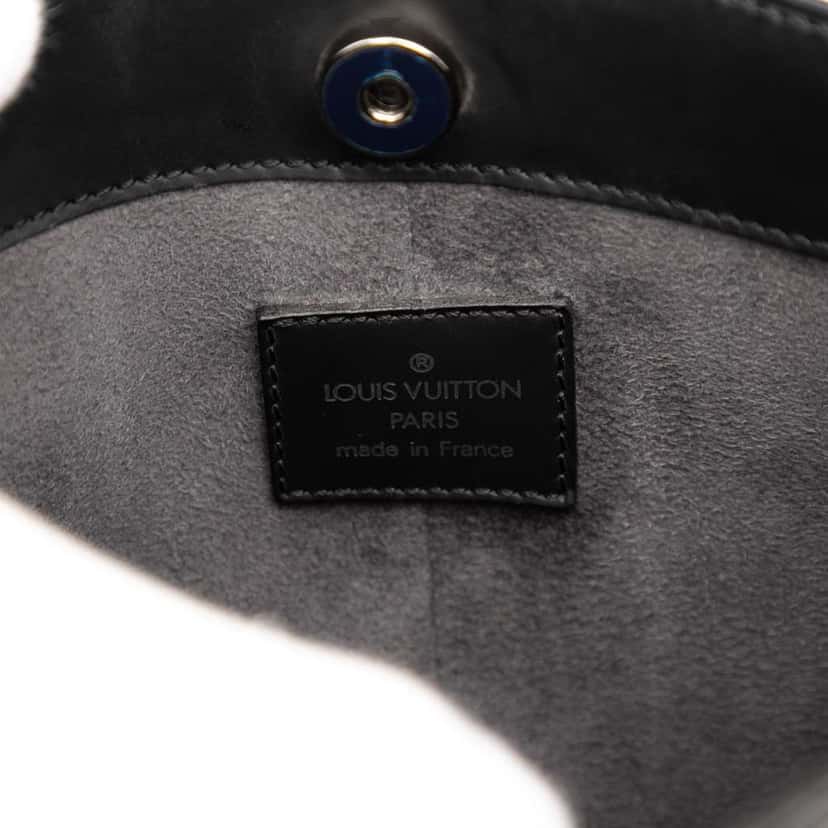 Louis Vuitton Epi Demi Lune Pochette Black Leather Good condition - Box View