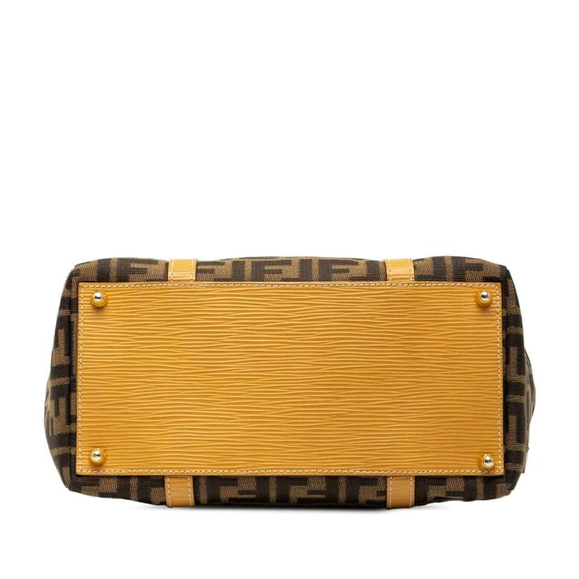 Fendi Zucca Canvas Satchel Brown Canvas Good condition - Inside View