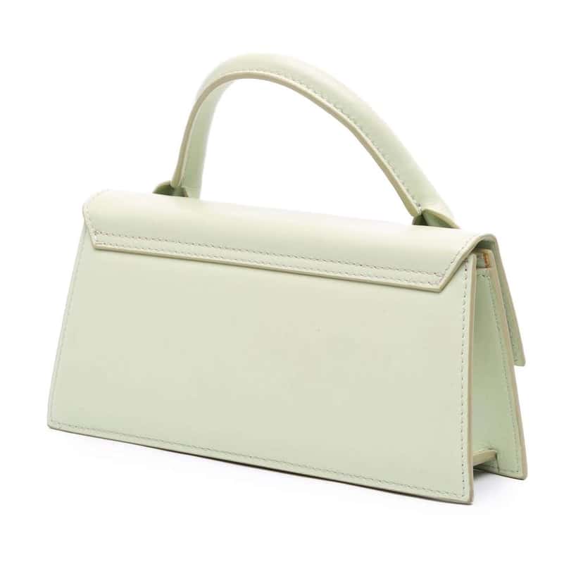 Jacquemus Smooth Calfskin Le Chiquito Long Green Leather Good condition - Back View
