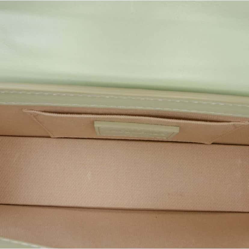 Jacquemus Smooth Calfskin Le Chiquito Long Green Leather Good condition - Model View