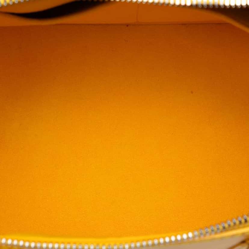 Louis Vuitton Epi Alma PM Yellow Leather Good condition - Model View