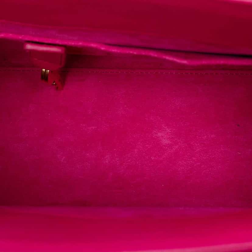 Saint Laurent Nano Leather Sac De Jour Satchel Pink Leather Good condition - Model View