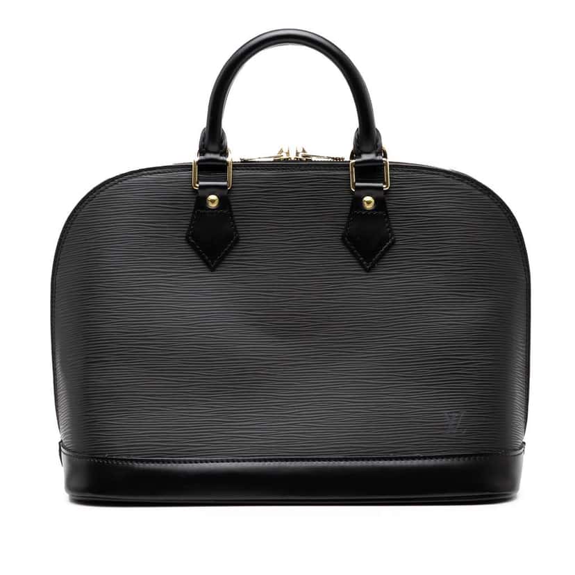 Louis Vuitton Epi Alma PM Black Leather Good condition - Front View