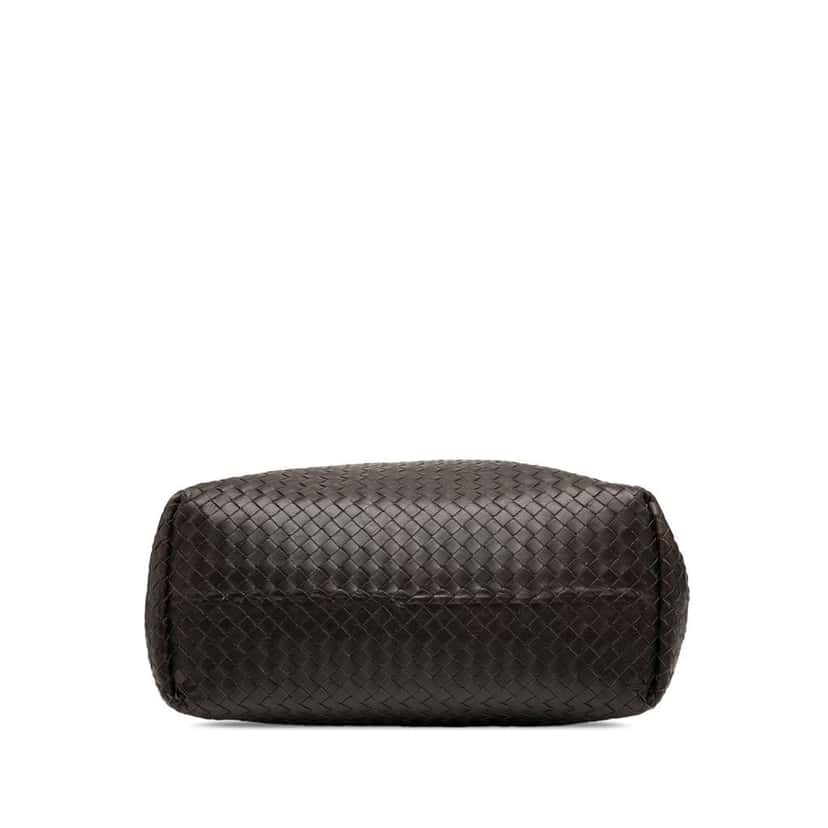 Bottega Veneta Nappa Intrecciato Belted Tote Brown Leather Good condition - Inside View