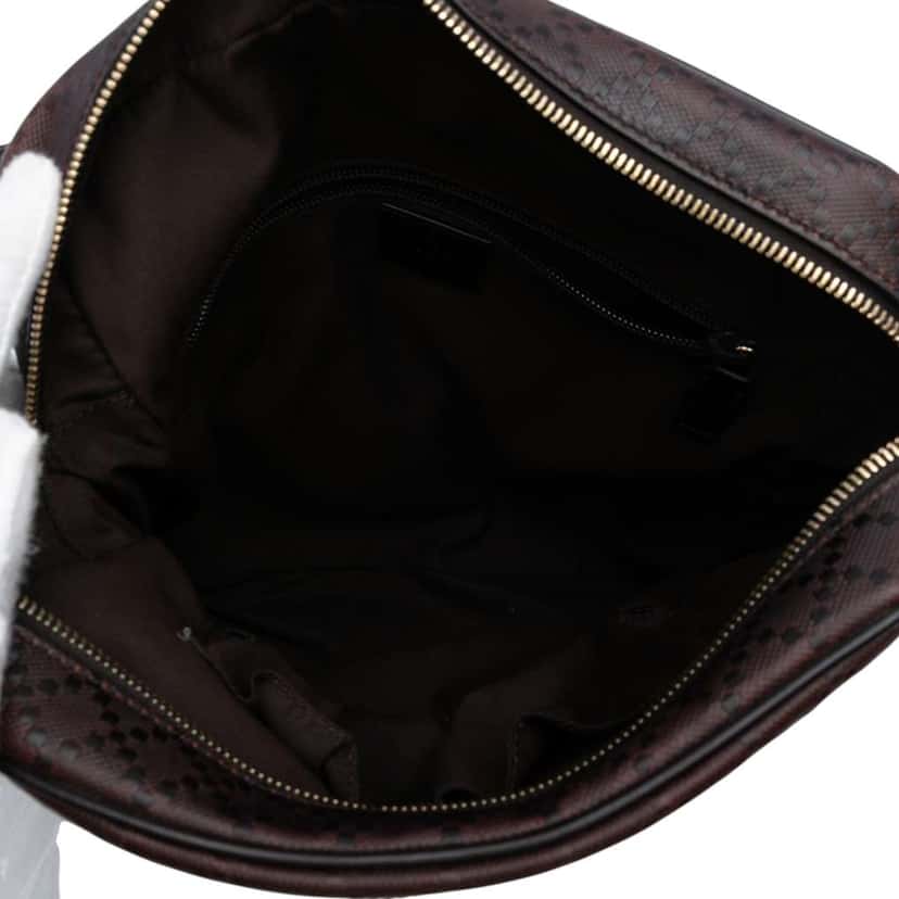Gucci Diamante Leather Hilary Lux Crossbody Brown Leather Good condition - Model View