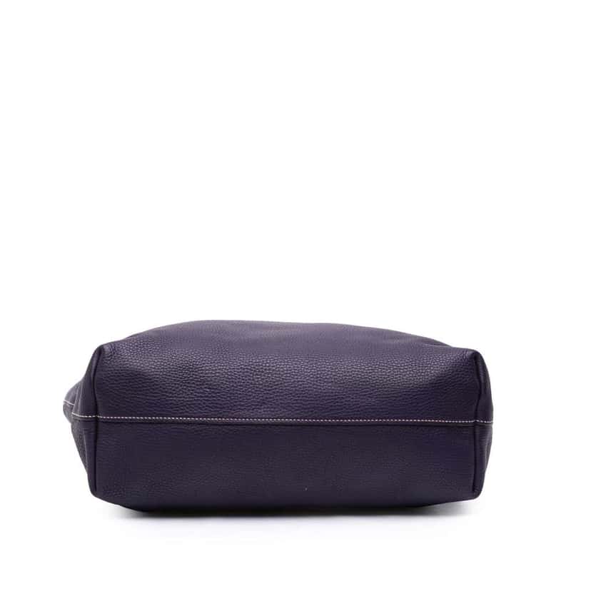 Prada Vitello Daino Open Convertible Tote Purple Leather Good condition - Inside View