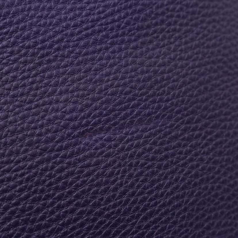 Prada Vitello Daino Open Convertible Tote Purple Leather Good condition - Box View