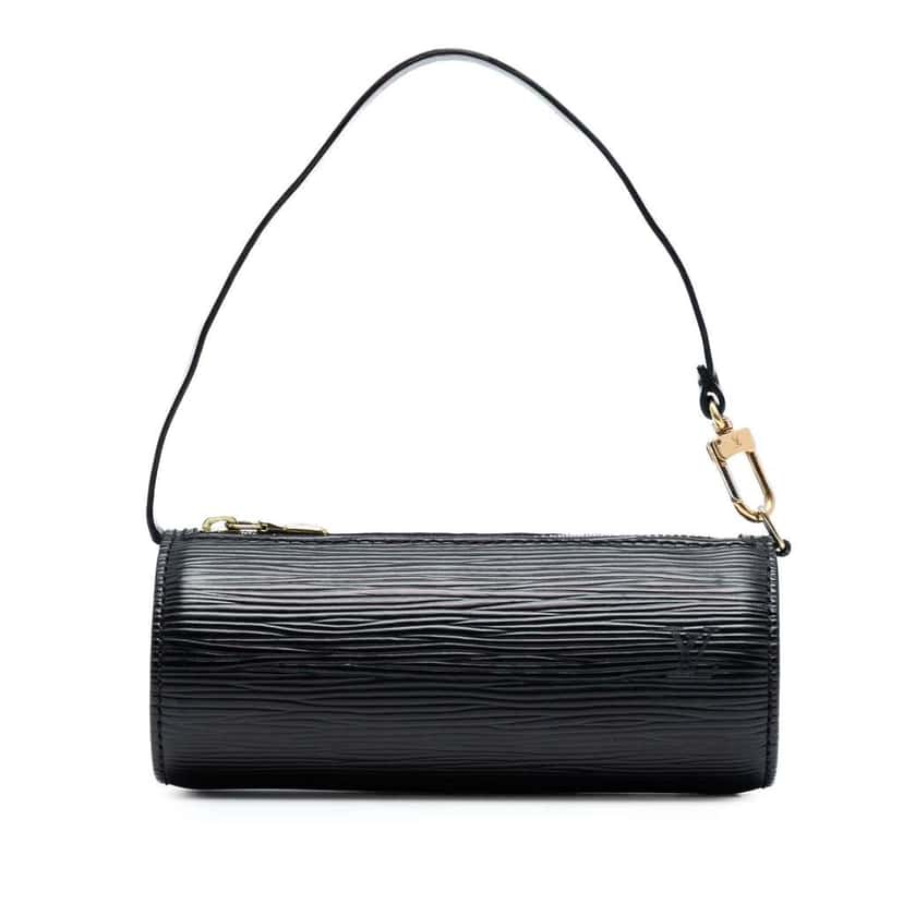 Louis Vuitton Epi Pochette Papillon Black Leather Good condition - Front View