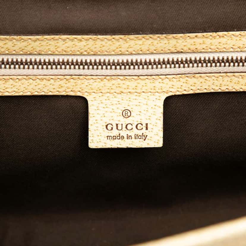 Gucci GG Canvas Bamboo Bullet Shoulder Bag Brown Canvas Good condition - Box View