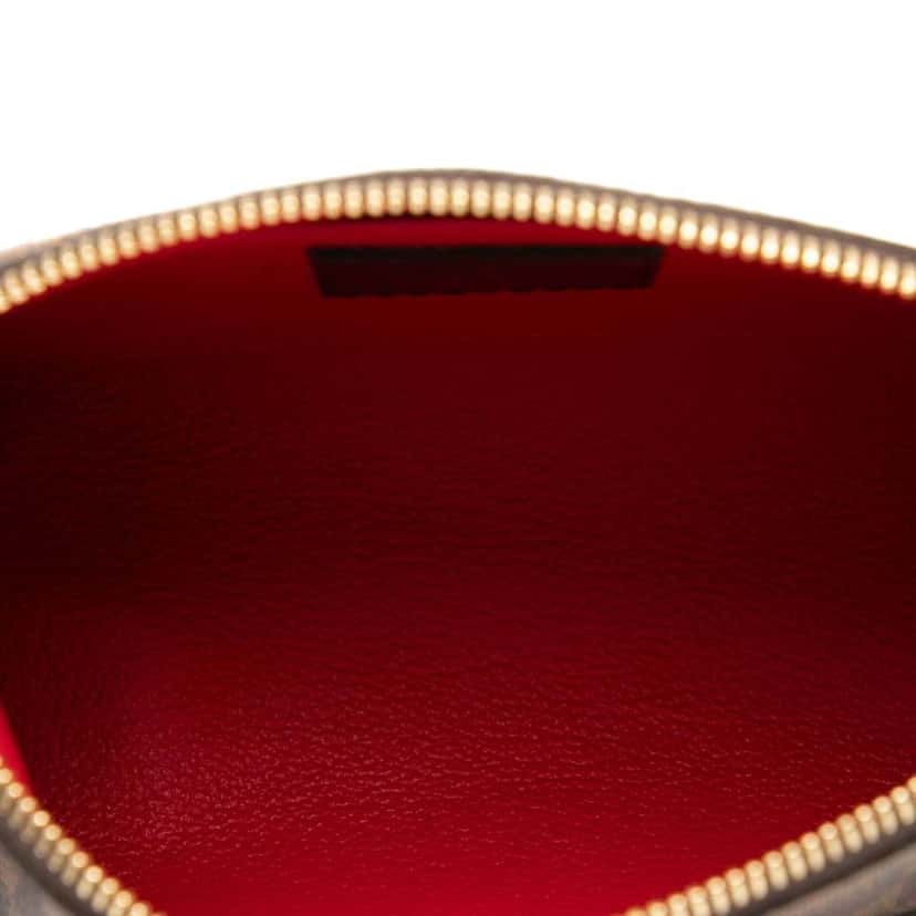 Louis Vuitton Damier Ebene Cosmetic Pouch Brown Good condition - Model View