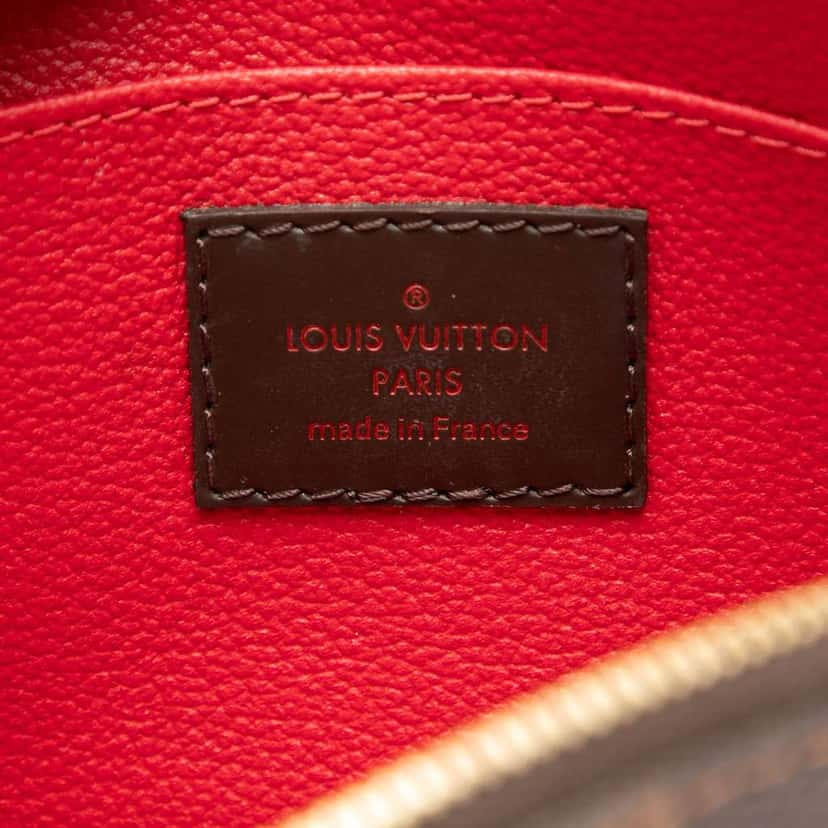 Louis Vuitton Damier Ebene Cosmetic Pouch Brown Good condition - Box View