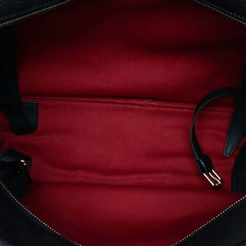 Gucci Leather Bamboo Briefcase Black Leather Good condition - Model View