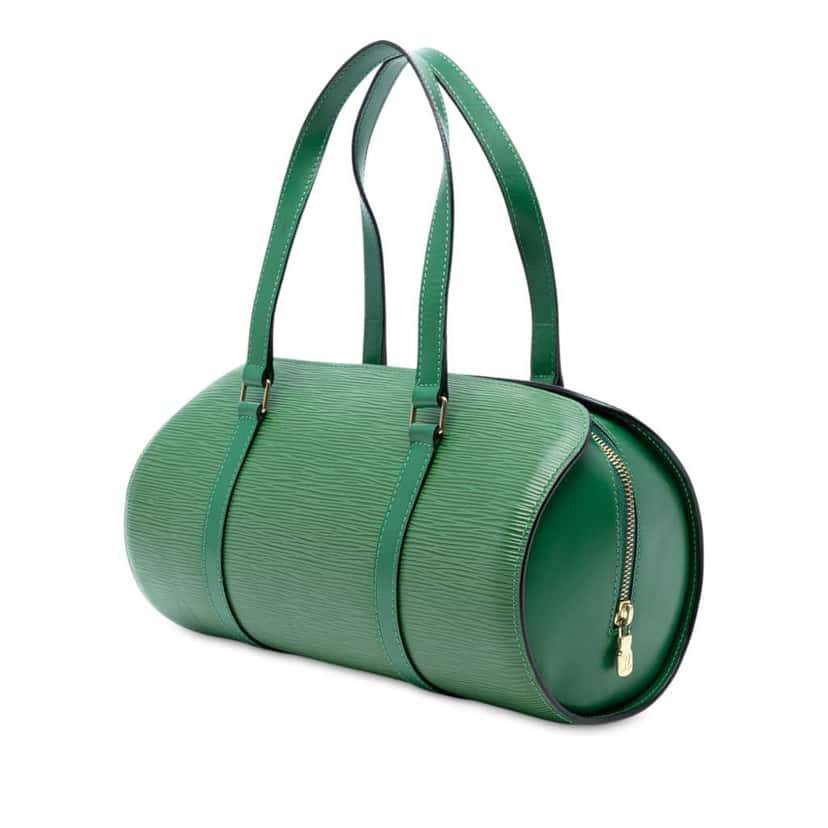 Louis Vuitton Epi Soufflot Green Leather Very good condition - Back View