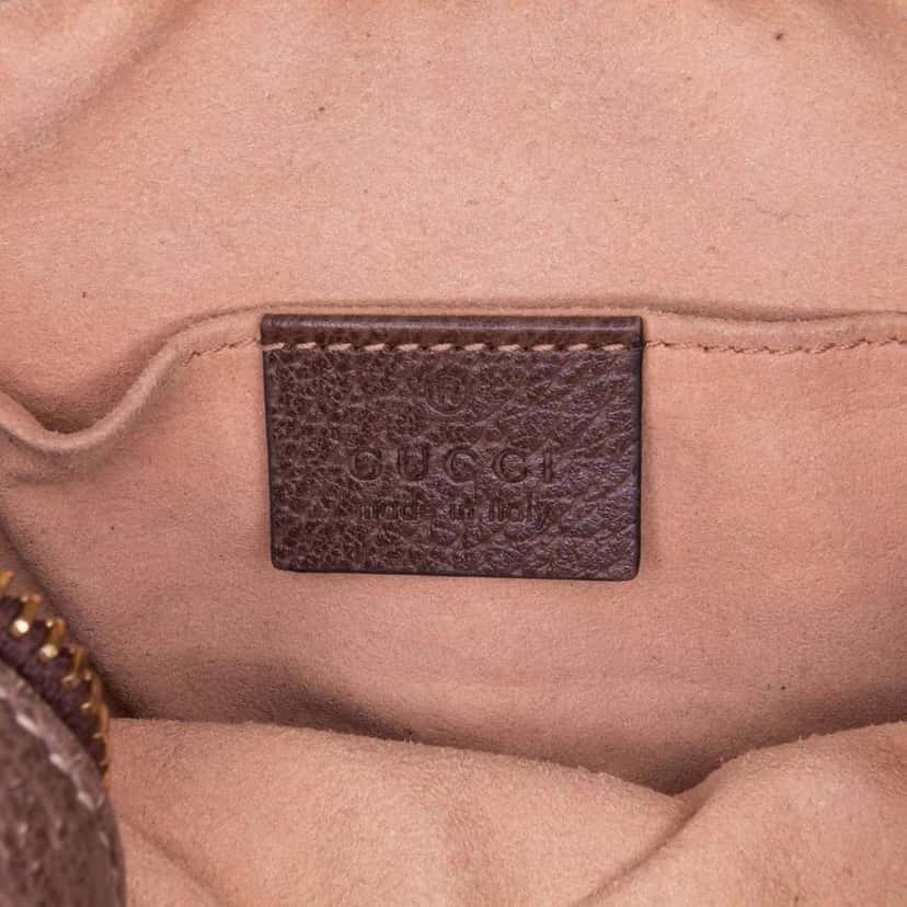 Gucci Mini GG Supreme Ophidia Crossbody Brown Canvas Good condition - Box View