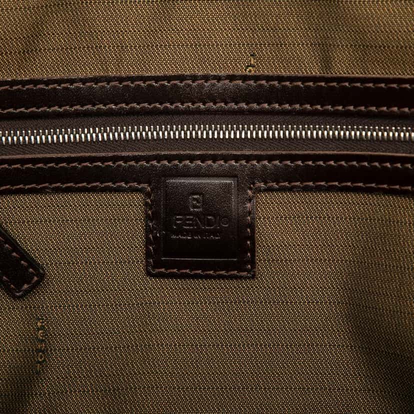 Fendi Zucca Canvas Satchel Brown Canvas Good condition - Box View