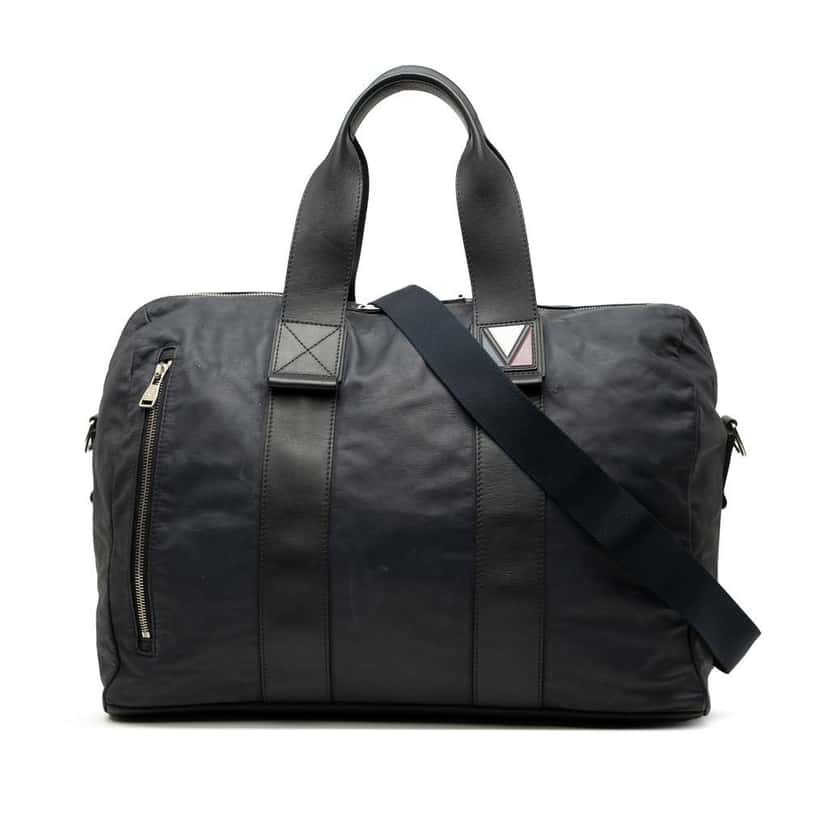 Louis Vuitton Calfskin V Line Start PM Blue Leather Good condition - Front View