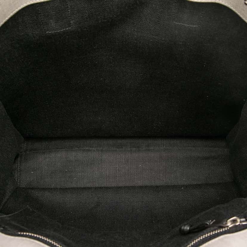 Saint Laurent Linen Rive Gauche North South Tote White Canvas Good condition - Model View