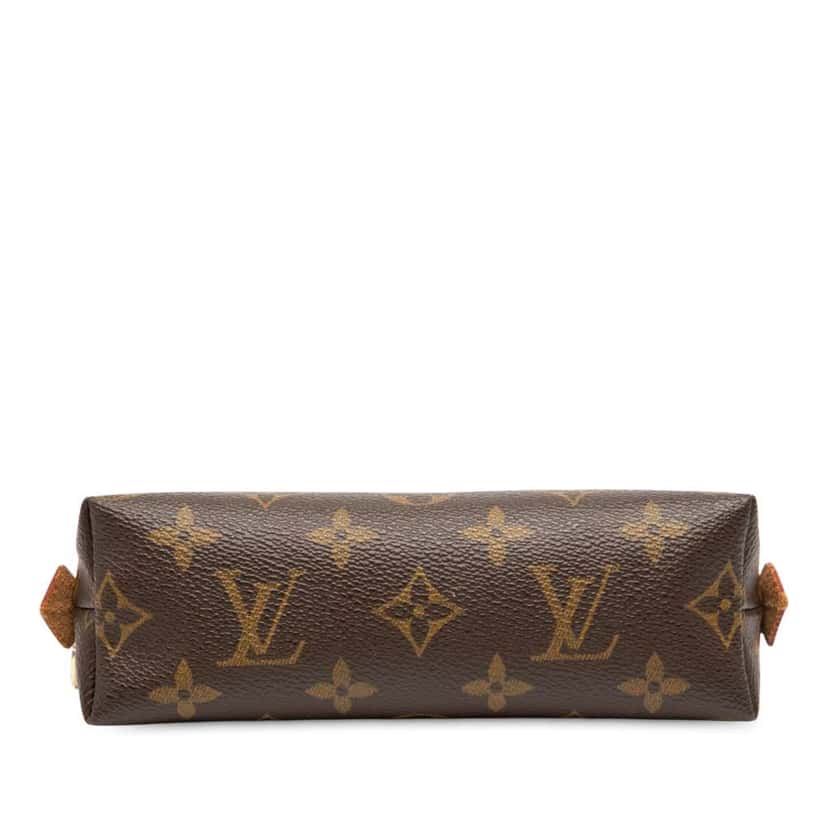 Louis Vuitton Monogram Cosmetic Pouch PM Brown Good condition - Inside View