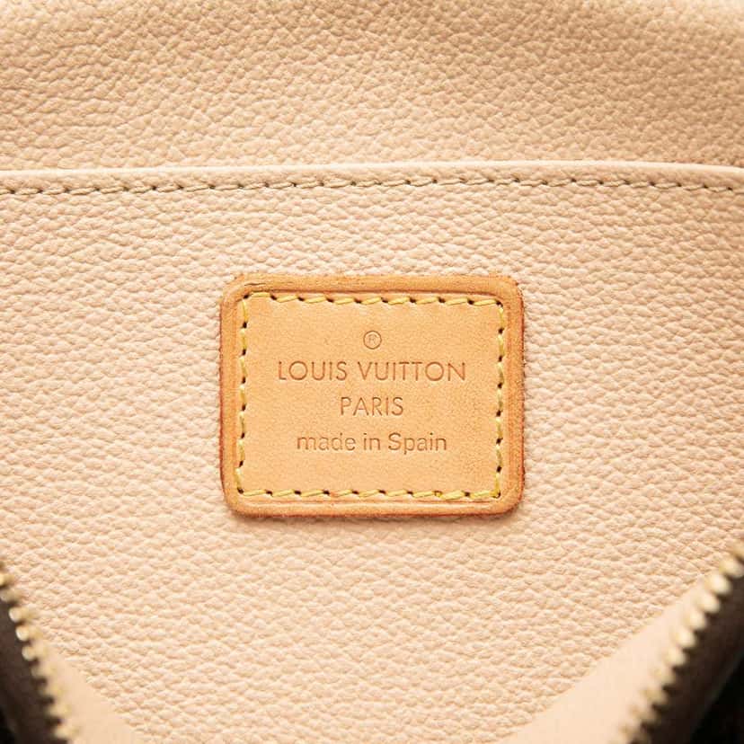 Louis Vuitton Monogram Cosmetic Pouch PM Brown Good condition - Box View