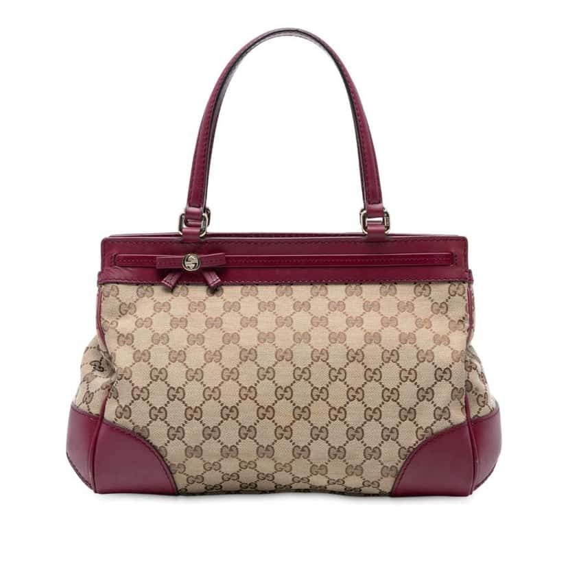 Gucci GG Canvas Mayfair Tote Brown Canvas Good condition - Front View