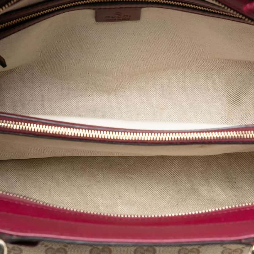 Gucci GG Canvas Mayfair Tote Brown Canvas Good condition - Model View
