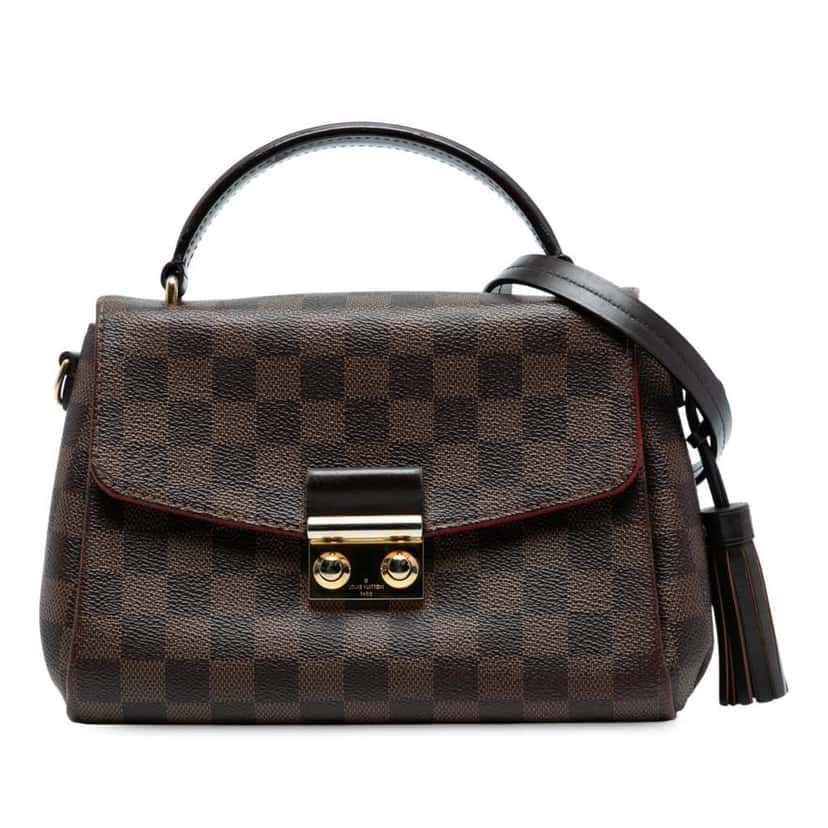 Louis Vuitton Damier Ebene Croisette Brown Good condition - Front View