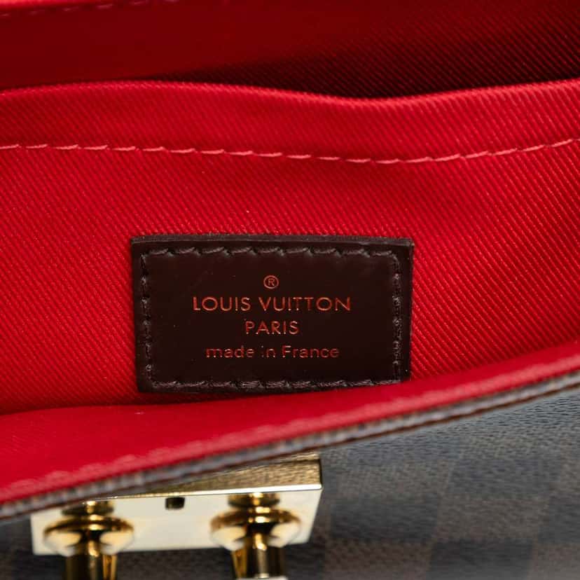 Louis Vuitton Damier Ebene Croisette Brown Good condition - Box View