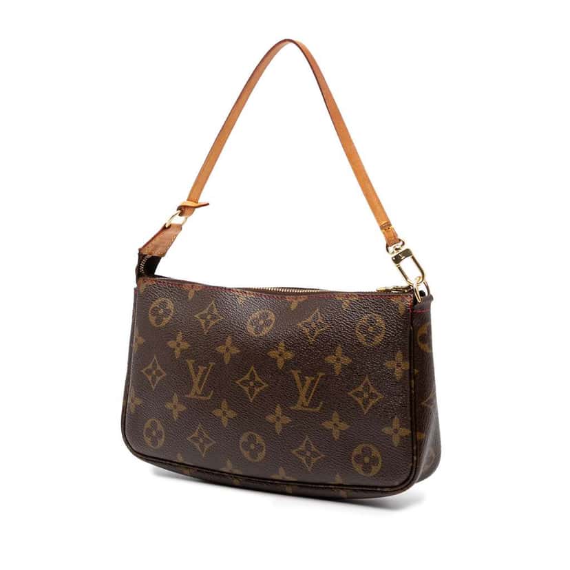 Louis Vuitton Takashi Murakami Monogram Cherry Pochette Accessoires Brown Good condition - Back View